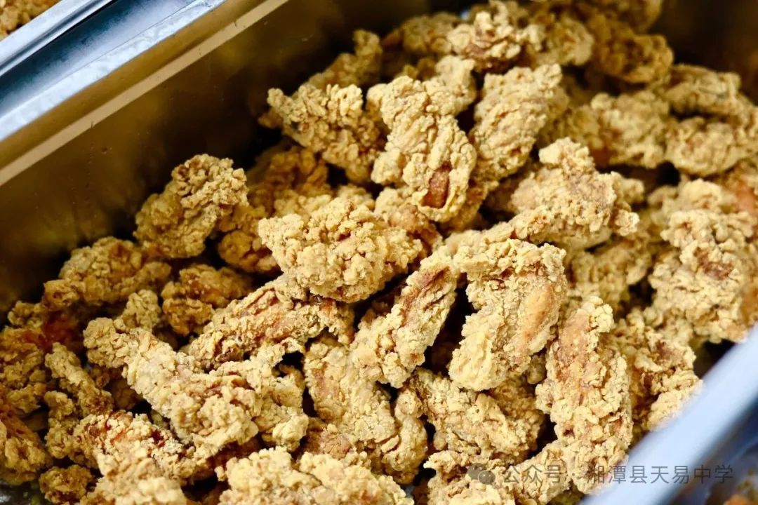 科学膳食 营养均衡——天易中学第十六周食谱